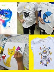 Мастер-класс по росписи футболок