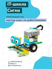 Мастер-классы по робототехнике на Второй речке