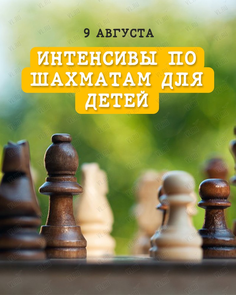 Интенсивы по шахматам для детей с разрядами с без разрядов во Владивостоке  9 августа 2022 в Средняя школа №17