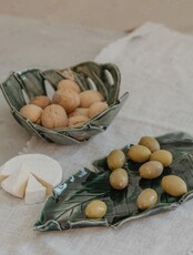 Семейный гончарный мастер-класс "Тарелка-лист"