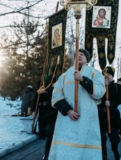 Крестный ход на Большой Уссурийский остров