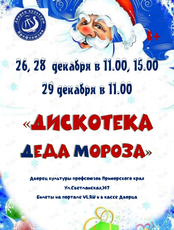 Новогодняя программа «Дискотека Деда Мороза»