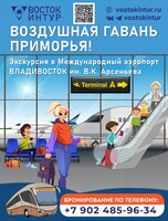 Детская экскурсия "Воздушная гавань Приморья" (Международный аэропорт Владивосток)