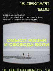 Встреча марафона психологического просвещения «Волна - психология рядом» по теме «Смысл жизни и свобода воли»