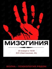 Встреча марафона психологического просвещения «Волна». Тема — мизогиния