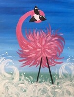 Мастер-класс "Забавный фламинго"