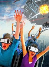 Игра в VR "Американские горки"