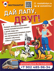 Экскурсия «Дай лапу, друг!»
