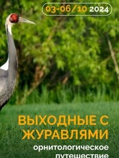 Орнитологическое путешествие "Выходныес журавлями"