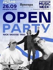 Vladivostok Music Week. Open Party: nick moose trio
