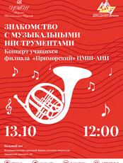 Концерт «Знакомство с музыкальными инструментами»