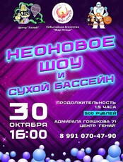 Неоновое шоу + сухой бассейн
