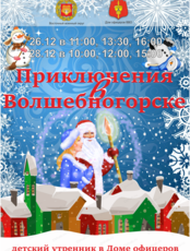 Новогодний утренник "Приключения в Волшебногорске"