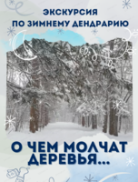 Тёплая экскурсия по зимнему Дендрарию "О чём молчат деревья"