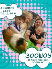 Зоошоу с ручными зверюшками