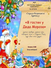 Праздничная программа «В гостях у Деда Мороза»
