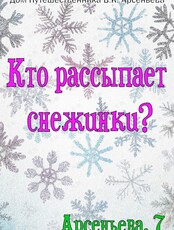Познавательная программа «Кто рассыпает снежинки?»