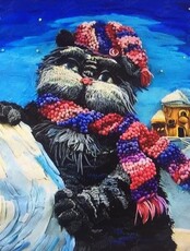 Мастер-класс по пластилиновой живописи «Зимние забавы»