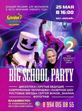 Big school party. Вечеринка в честь окончания учебного года