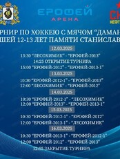 Краевой турнир по хоккею с мячом "Даманская сталь"