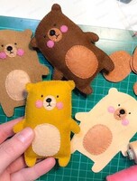 Весенние каникулы в "Доме". Мастер-класс по созданию брелока из фетра "Медвежонок"