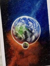 Проект "Юный художник". Мастер-класс "Час Земли"