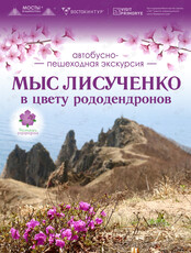 Автобусно-пешеходная экскурсия «Мыс Лисученко в цвету рододендронов» («Фестиваль рододендрона»)