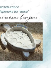 Мастер-класс «Черепаха из гипса»