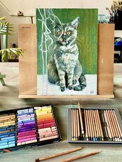 Мастер-класс «Портрет домашнего питомца» масляной пастелью