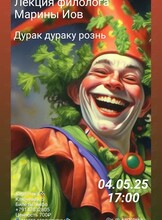 Лекция филолога Марины Иов «Дурак дураку рознь»