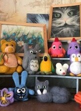 Мастер-класс по сухому валянию из шерсти