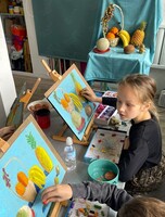 Детский мастер-класс по живописи