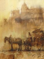 Мастер-класс по созданию картины в необычной технике «Акварельный акрил»