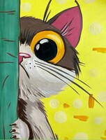 Арт вечеринка для детей "Котик"