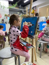Пробное занятие по изо и лепке