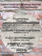 Лаборатория ситуативных практик инсталляции и перфоманса