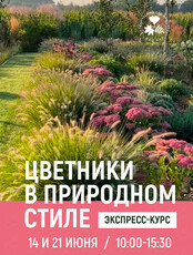 Экспресс-курс «Цветники в природном стиле»