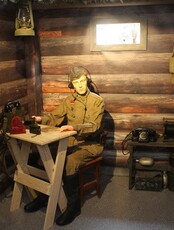 Экспозиция, посвященная военным связистам