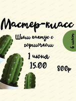 Мастер-класс "Шьем декоративный кактус"