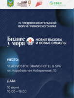 Предпринимательский форум «Бизнес у моря. Новые вызовы и новые смыслы»