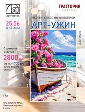 Арт-Ужин Мастер-класс по живописи
