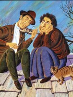 Прогулки по музею на тему "Ироничный полунаив Владислава Цапа"