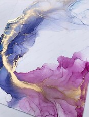 Мастер-класс по абстрактной живописи "Эффектные чернила"