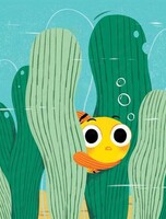 Мастер-класс по рисованию для детей 7-12 лет "Рыбка"