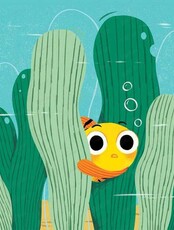 Мастер-класс по рисованию для детей 7-12 лет "Рыбка"