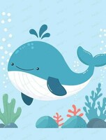 Мастер-класс по рисованию для детей 7-12 лет "Китенок"