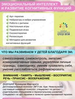 Детские психологические занятия «Эмоциональный интеллект и развитие когнитивных функций»
