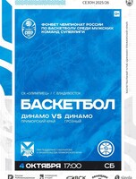 Баскетбол: Динамо (Владивосток) – Динамо (Грозный)