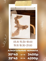 Мастер-класс "Алкогольные чернила"
