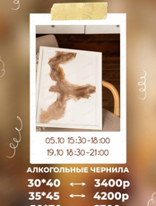 Мастер-класс "Алкогольные чернила"